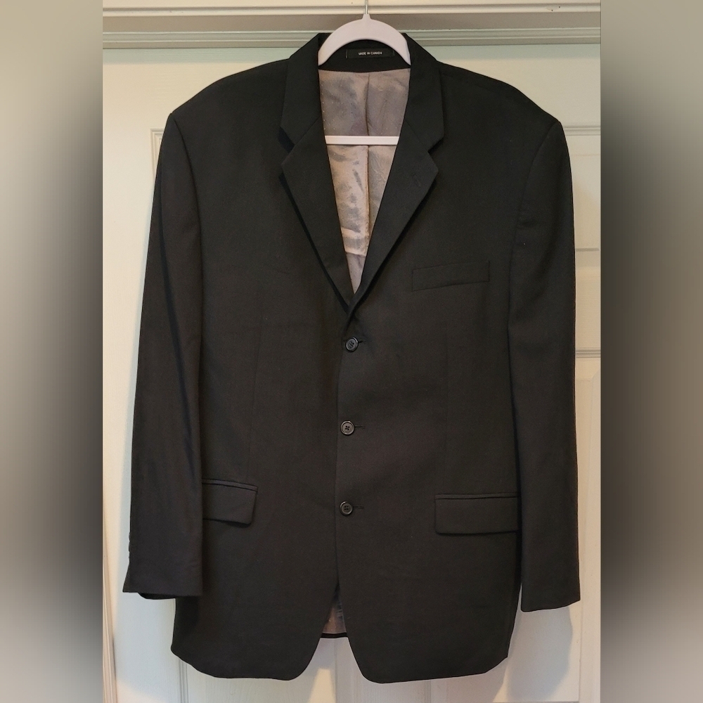 $325 Men's Calvin Klein 3 Button Single Breasted Wool Jacket Sportscoat Suitcoat